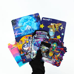 Nouveaux sachets personnalisés imprimés de 3,5 g, sachets en aluminium, sachets en plastique debout, sachets refermables anti-odeurs, sachets en mylar - Product Image 3