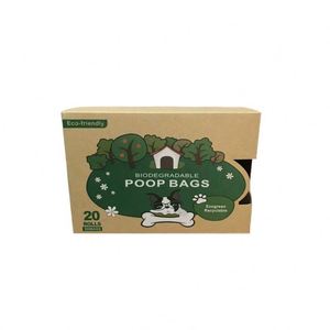 Eco Friendly Fully <b>Compostable</b> Disposable Poo <b>Bag</b> Dog Trash <b>Bag</b> Customized Pet Biodegradable Dog Poop <b>Bag</b> - Product Image 2