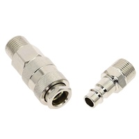 Raccords pneumatiques norme européenne pour compresseur, filetage mâle PT 1/4 3/8 1/2, raccord rapide pour tuyau d'air