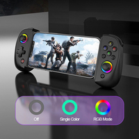 Pengontrol Game BT nirkabel D8 modis, untuk Android IOS Switch konsol bantalan Joystick Gaming merenggang dengan Hall Trigger Analog