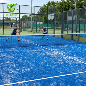 <span class=keywords><strong>Gazon</strong></span> <span class=keywords><strong>synthétique</strong></span> texturé pour terrain <span class=keywords><strong>de</strong></span> padel <span class=keywords><strong>de</strong></span> 12 mm avec support en PU et ligne blanche pour le pickleball et le campi da padel - Product Image 1