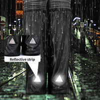 Nouveauté : couvre-chaussures imperméables pliables antidérapants pour le cyclisme en plein air en PVC