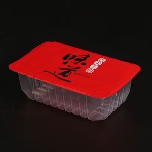 Niêm phong PP Pet nhựa dùng một lần thực phẩm khay <span class=keywords><strong>container</strong></span> vỉ bao bì trái cây thịt rau thịt lợn bít tết đậu hũ mì Cookie - Product Image 3