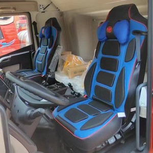 Housses de sièges de camion classiques en vente sur <span class=keywords><strong>Amazon</strong></span> Coussins universels de camion d'accessoires intérieurs en cuir PU pour Volvo/Scania/MAN/DAF - Product Image 5