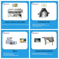 Ligne de Production Industrielle de Chips de Pommes de Terre Fraîches Entièrement Automatique de Haute Qualité 100kg/h 200kg/h