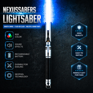 LGTsaber en Star Wars: Sables de Luz de Cal Kestis - Para Duelos Intensos, Cambio de Color Infinito, Bláster, Bloqueo, Sable de Luz LED para Cosplay - Product Image 1