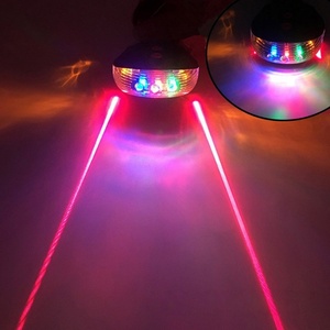Luz Trasera Láser para Bicicleta de Montaña, 5 LED, 7 Modos de Destello, Luz Trasera para Bicicleta - Product Image 1