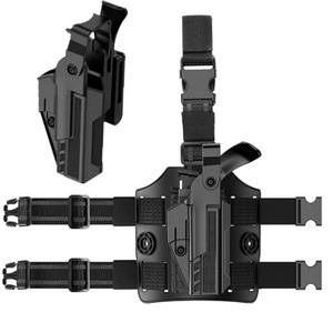 ซองปืนพกแบบคาดขา ขวา ปลดเร็ว ระดับ 3 ปลดด้วยนิ้วหัวแม่มือ ใช้ได้กับปืน G17/19/43 ทุกขนาด - Product Image 1