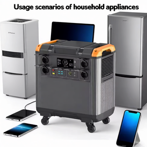 यूरोपीय स्टॉक आउटडोर कैंपिंग सौर जनरेटर 2500w 3000w 5000w 110v 200v जीवन बैटरी घर का उपयोग पावर बैंक पोर्टेबल पावर स्टेशन - Product Image 1