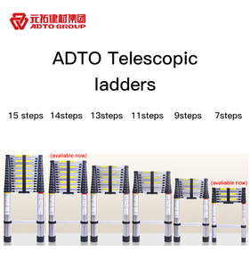 Échelle télescopique professionnelle Simple Chelle Pliabke, 9 marches, en aluminium, conforme à la norme EN131 - Product Image 5