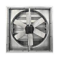 MX-EC1380 Ventilateur extracteur axial EC à entraînement direct à 9 vitesses Ventilation industrielle de la boîte d'échappement Ac Ventilateur mural intelligent avec télécommande