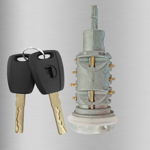 กระบอกกุญแจรถยนต์ Fiat รุ่น FY159M3 พร้อมกุญแจ 2 ดอก อะไหล่ล็อคประตูรถยนต์ - Product Image 3