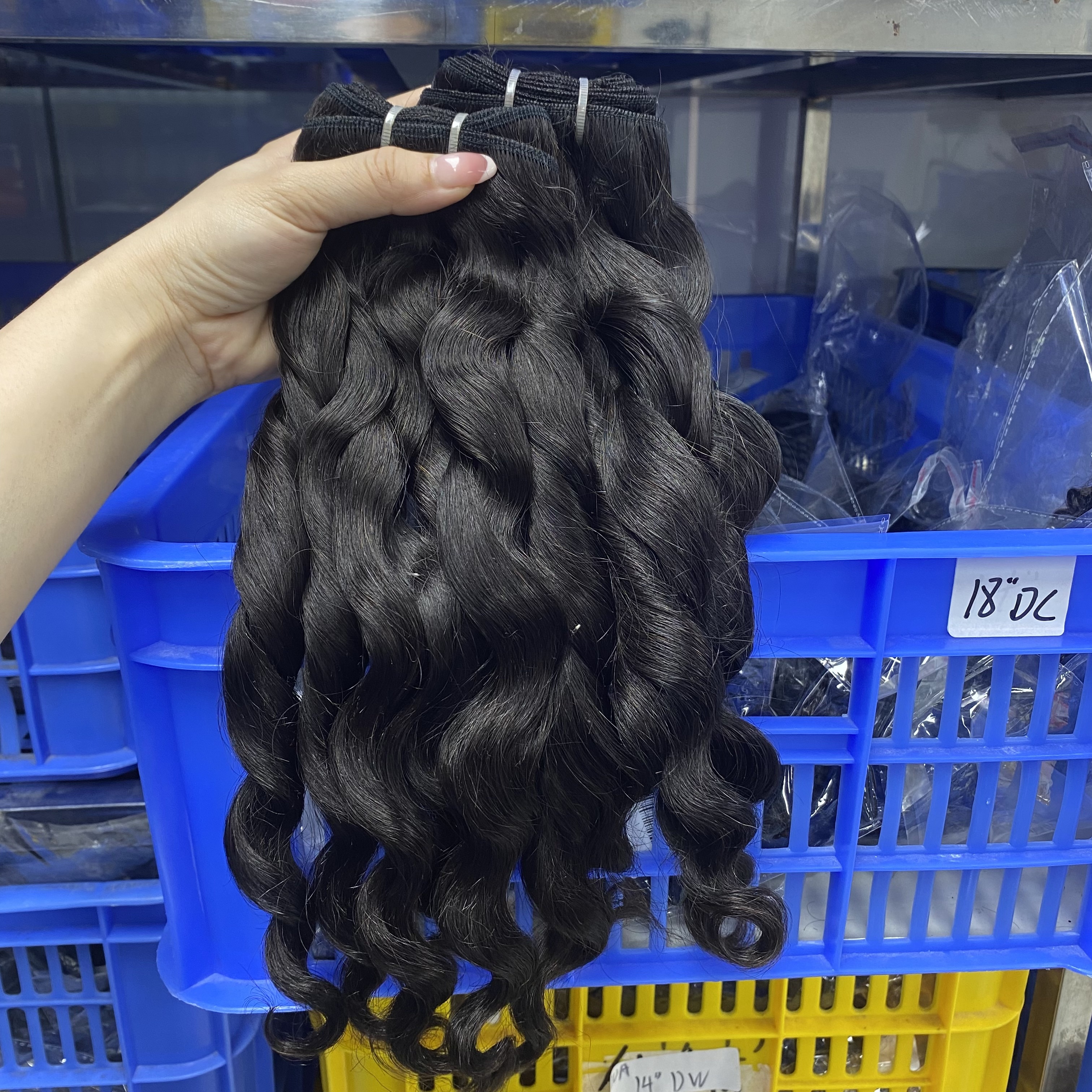 highlight human hair bundles with closure