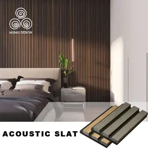 MUMU Thiết Kế Đục Lỗ Treo Vải Cách Âm Vật Liệu Cách Nhiệt Gỗ Strip Cách Âm Tường Panels