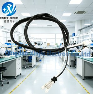 Özel 2 Pinli Beyaz Konnektörlü Kablo Demeti, Gösterge Işığı ve Siyah PVC Kılıflı Kablo ile Akü Şarj Cihazı, Ev Aletleri için - Product Image 4