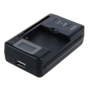 Phổ thông minh LCD chỉ số pin sạc cho S4 I9500 S3 i9300 Lưu ý 3 <span class=keywords><strong>S5</strong></span> với đầu ra USB phí chúng tôi EU cắm - Product Image 5