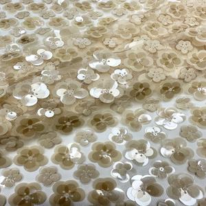 Kain Renda Payet Bermotif Bunga Bordir Tekstil Rumah Mewah & Aksesoris Pakaian untuk Wanita dan Gadis Tersedia - Product Image 3