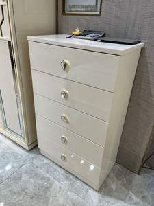 Set Camera da Letto di Alta Qualità in MDF Bianco con Specchio, Nuovo di Zecca - Product Image 5