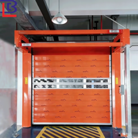 Porte rapide à enroulement en spirale pour garage, porte à enroulement en spirale à grande vitesse, porte à enroulement en spirale à grande vitesse