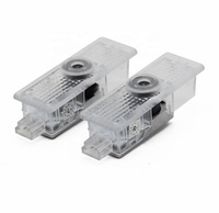 Luces de Cortesía para Automóvil, Luz LED para Puerta de Coche, Luz de Bienvenida con Logotipo, Logotipo 3D LED para las Series 4, 5, 7, X1, X5, 528i, E39, E53, E71, E72, F56, F30