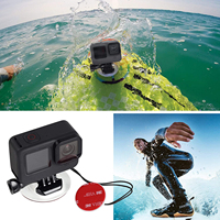 Soportes Adhesivos Premium con Correas de Seguridad para Cámaras de Acción, Kit de Seguridad Antipérdida para GoPro Hero 14, Insta360, Luna, DJI Osmo