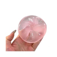 En stock : Balle anti-stress souple en silicone à rebond lent, faite à la main, texture huile de coco, unisexe 14+, jouet de décompression