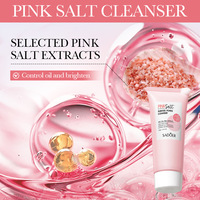 OEM Himalayan Pink Salt Deep Cleansing Pore Firming Hydrating Mask Facial Cleanser Set Anti-Wrinkle Whitening All Skin Types