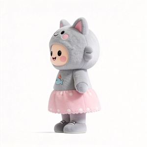 Costumes de mascotte gonflables pour adultes, vente en gros, personnages de chat en peluche, matériau EVA, taille personnalisée, style mignon - Product Image 6