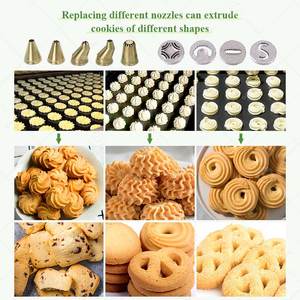 Système de contrôle Extrudeuse de biscuits à la meringue italienne danoise à haute efficacité avec coupeur - Product Image 4