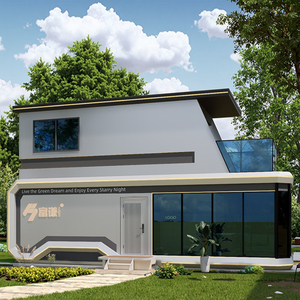 Cottage conteneur moderne de luxe en acier à double pont Villa préfabriquée pour hôtel de vacances et bureau pour maison Cabine Apple Utilisation chez l'habitant - Product Image 3