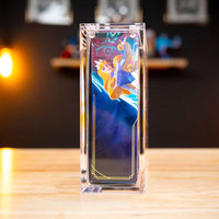 Boîte de rangement acrylique Premium Clear Lorcana Booster Box avec aimants N52, résistance aux UV, étui acrylique Lorcana Trove