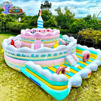 Château gonflable avec toboggan en PVC, vente en gros d'usine, château gonflable pour enfants, château gonflable avec toboggan aquatique