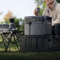 Batterie de stockage d'énergie portable Original DJ Power 2000 Mobile Power 2048W pour camping-car et extérieur 1kWh