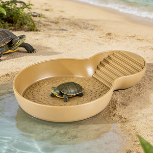 Bañera para Tortugas en Forma <span class=keywords><strong>de</strong></span> Calabaza <span class=keywords><strong>de</strong></span> Gran Capacidad, Recipiente Universal para Tortugas Rojoorejadas y Tortugas <span class=keywords><strong>de</strong></span> Hierba - Product Image 2