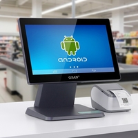 Terminal POS Todo en Uno de 14 Pulgadas al por Mayor, Pantalla Táctil Capacitiva Única con Sistema Android, Diseño a Prueba de Polvo, Caja Registradora
