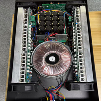 Amplificateur de puissance professionnel à double canal de classe H 2000W, transformateur toroïdal à courant élevé, adapté pour une utilisation sur scène et en KTV.