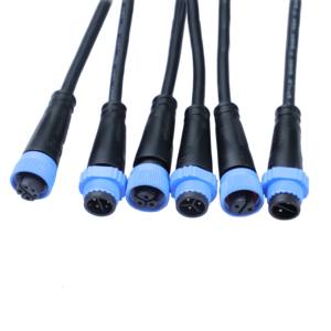 厂家批发M20自锁弯头2/3/4/5/3 + 3芯防水公/母前/后面板对电缆 - Product Image 6