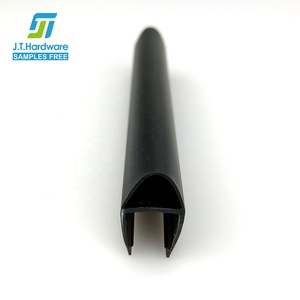 Bathroom Accessories Frameless Glass Shower <strong>Door</strong> Waterproof Black Plastic <strong>PVC</strong> <strong>Sealing</strong> <strong>Strip</strong> - Product Image 2