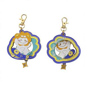 Medallas Personalizadas al por Mayor con Signos del Zodíaco, Grabadas y Pintadas, con Impresión Magnética y Serigrafía - Product Image 1