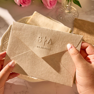 Sobres de Papel con Monograma Personalizado para Boda, Regalo para Despedida de Soltera, Tarjetas de Invitación de 5x7 - Product Image 3