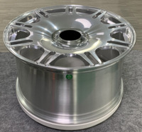 Jantes en alliage forgé sur mesure, jantes en alliage d'aluminium polies pour Mercedes Benz Maybath Style S450 S680 S580 GLS 480 Voiture de tourisme
