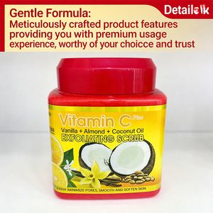 <span class=keywords><strong>Gommage</strong></span> exfoliant VC à la vanille et aux amandes, enrichi en vitamine C, végan, éclaircissant pour le visage, pour usage domestique, adultes - Product Image 4
