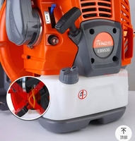 Soplador de Mochila Inalámbrico de Gasolina de Alta Potencia EB-9530 de 85cc, Motor sin Escobillas de Grado Industrial, Certificado CE, Motor de 2 Tiempos, 110m/s