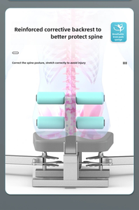 Macchina per Stretching Gambe Yoga di Alta Qualità in Ferro e ABS Pieghevole Capacità di Carico 120KG Unisex Attrezzatura per Ginnastica Danza ed Esercizio - Product Image 3