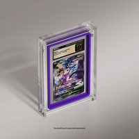 Magnetic Acrylic Pokemoned Graded Card Collectible <strong>Slab</strong> Acrylic Display Case for PSAed/BGS Grading Card <strong>Protector</strong> UV Protection