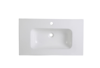 Lavabo de salle de bain en céramique moderne de qualité supérieure, grand, à poser, rectangulaire, accessoire largement utilisé, égouttoir, type de lavabo de cabinet
