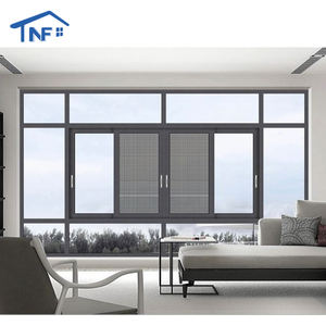 American NFRC, ventanas modernas de aleación de aluminio de lujo con marco de puente <span class=keywords><strong>roto</strong></span>, PUERTAS DE APERTURA Horizontal a prueba de viento de Guangdong, ventanas - Product Image 3