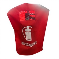Housse d'extincteur sur mesure en polyester PVC, protection fiable pour les extincteurs