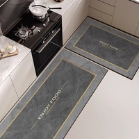 Tapis de sol de cuisine modernes à forte absorption d'eau, antidérapants, résistants à l'huile, en caoutchouc, lavables, essuyables, résistants aux taches, tapis ménagers