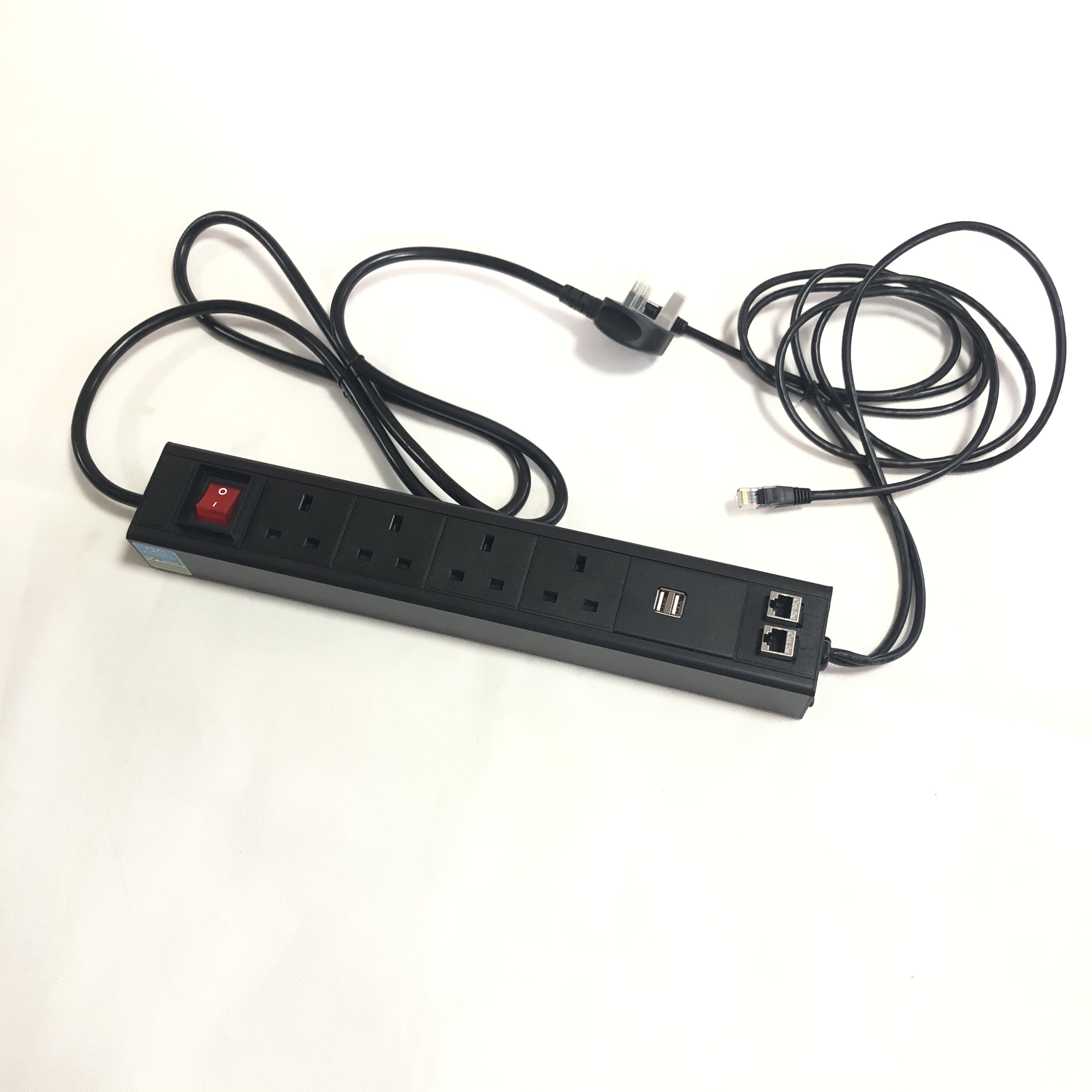 Умный PDU Великобритании сокет полосы высокая термостойкость огнеупорные оборудование распределения силы сети USB Power любой штекер BST-US6C